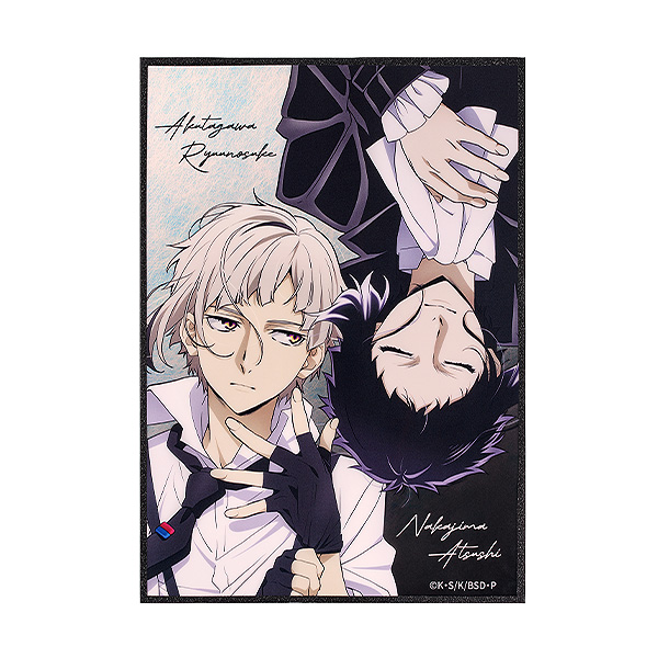 文豪ストレイドッグス アクリル色紙 中島敦&芥川龍之介