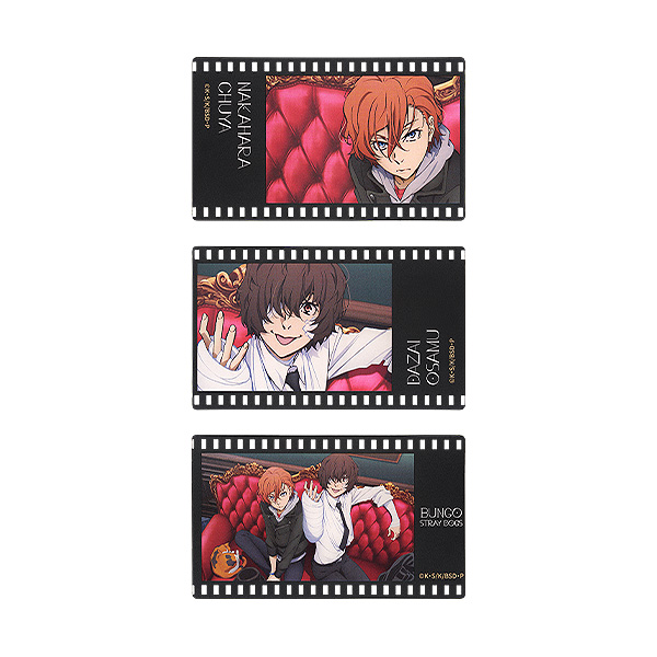 文豪ストレイドッグス フィルム風クリアカードセット 太宰治&中原中也