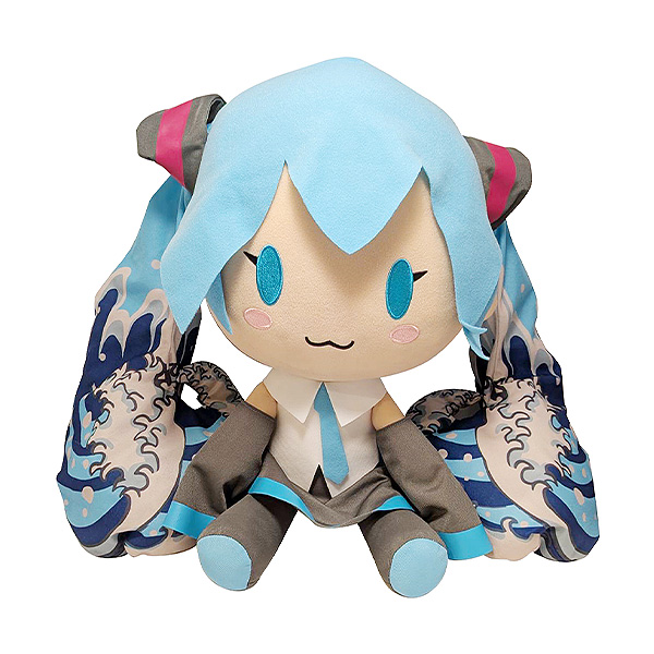 Hatsune Miku x Katsushika Hokusai Plushie Wave