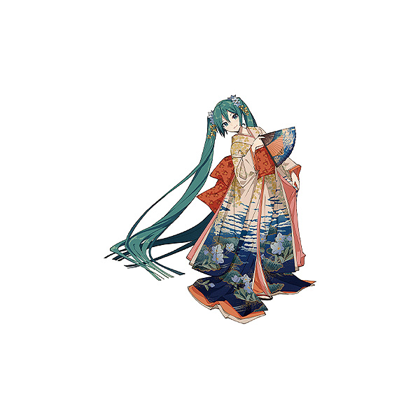 初音ミク×葛飾北斎　ぬいぐるみ　山