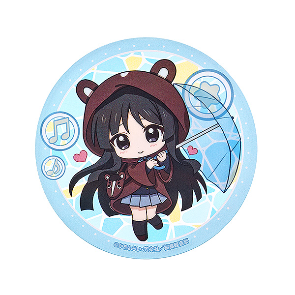 K-ON! Fluffy Rain Series Acrylic Coaster Mio Akiyama