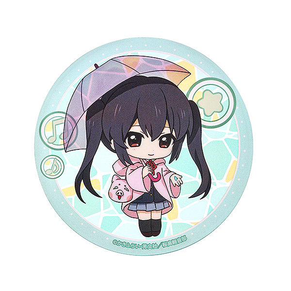 K-ON! Fluffy Rain Series Acrylic Coaster Azusa Nakano