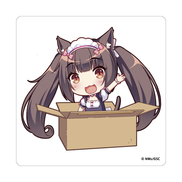 ネコぱら セカイコネクト ステッカー ショコラA