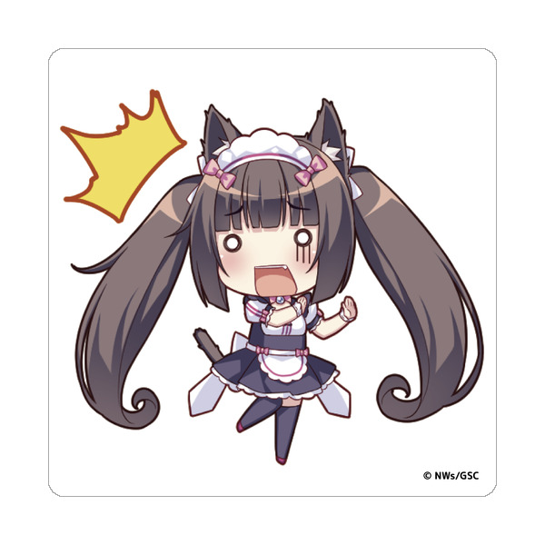 ネコぱら セカイコネクト ステッカー ショコラB