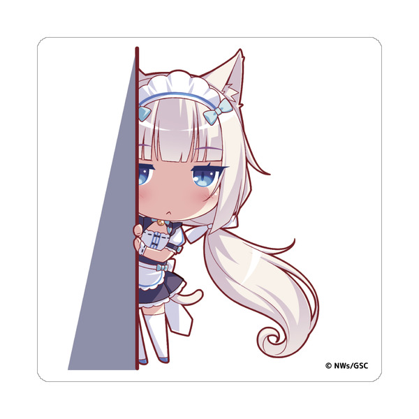 ネコぱら セカイコネクト ステッカー バニラB