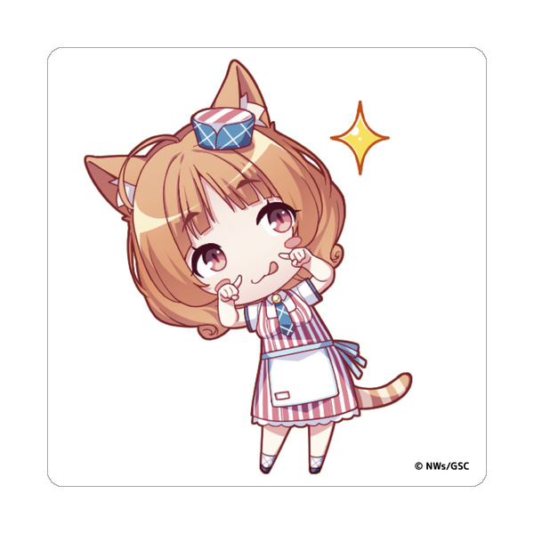 ネコぱら セカイコネクト ステッカー ドーナツ