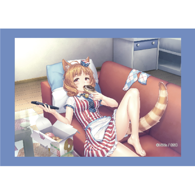 ネコぱら セカイコネクト 卓上タペストリー ドーナツ