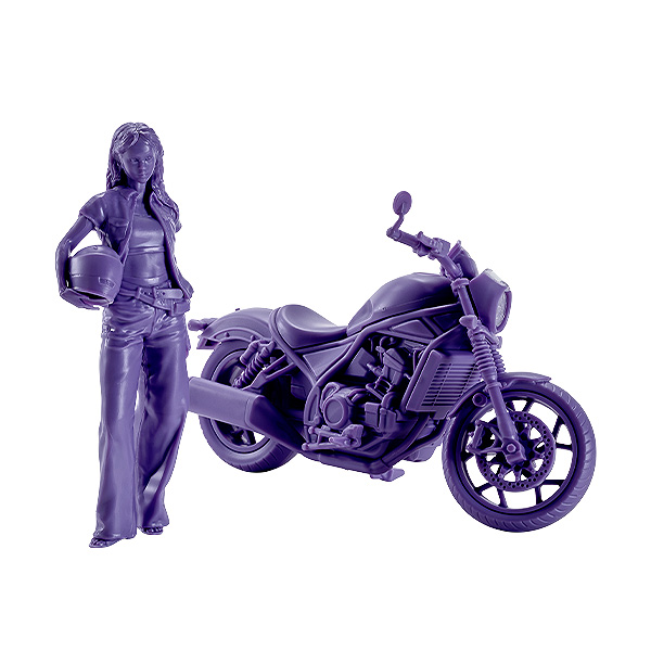 PLAMAX MF-101 Rider's portrait Honda Rebel 1100 ネイビー