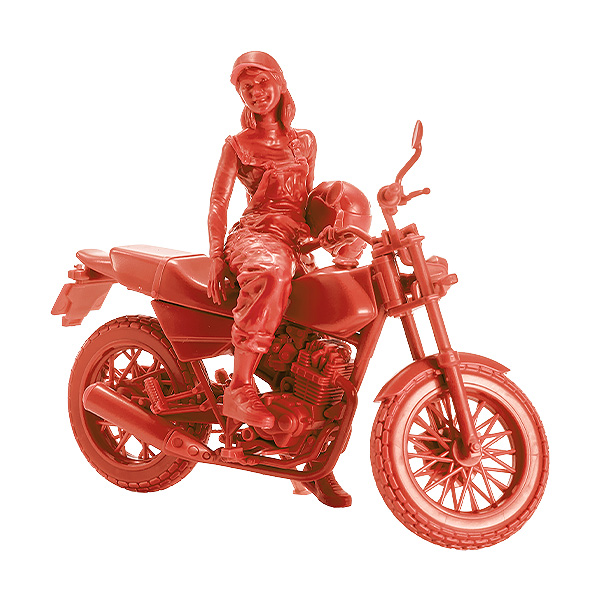 PLAMAX MF-103 Rider's portrait Honda FTR 223 レッド