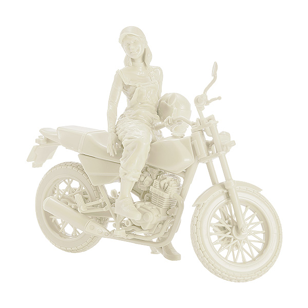 PLAMAX MF-103 Rider's portrait Honda FTR 223 ホワイト