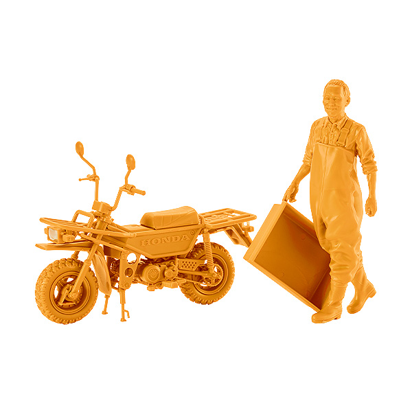 PLAMAX MF-104 Rider's portrait Honda MOTRA イエロー