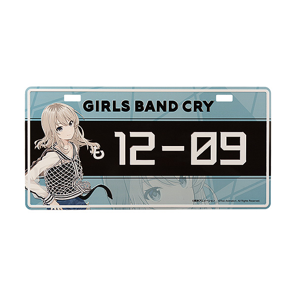 GIRLS BAND CRY ナンバープレート風プレート 河原木 桃香