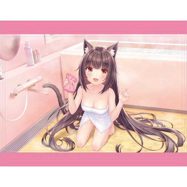 ネコぱら セカイコネクト B2タペストリー ショコラ バスタイムVer.