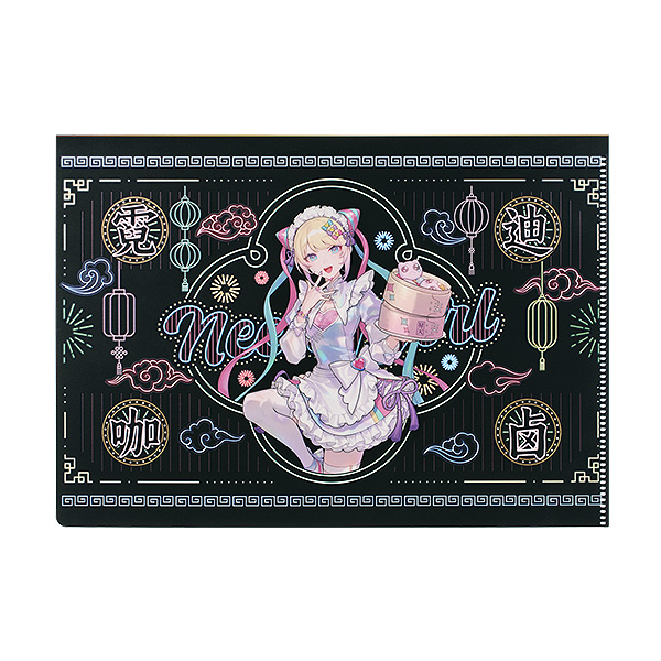 主播女孩重度依賴 霓迪咖鹵中華餐館系列 透明資料夾 超絕最可愛天使醬